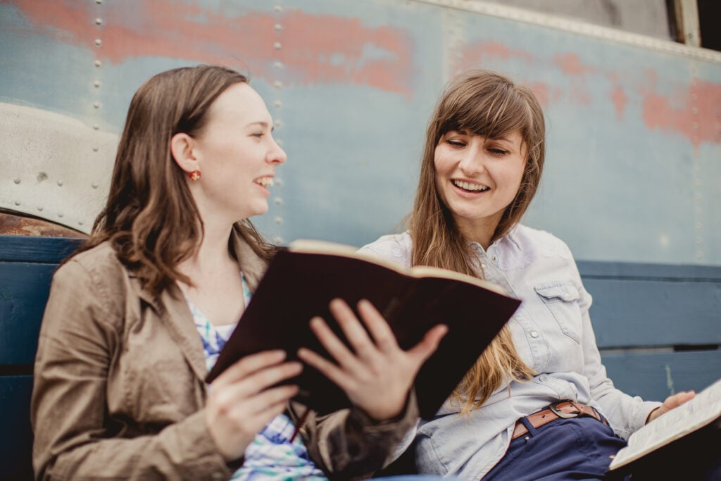A Christian woman honestly admitting to a caring and compassionate friend that she wonders, "Does God really love me?"