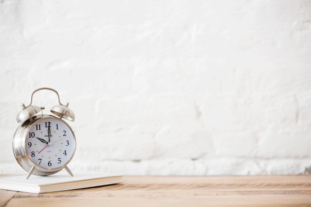 Steal Your Joy 2 An alarm clock to symbolize a lie that steals your joy—that you should have "arrived" by now